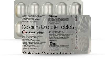 Orotate Strip Of 10 Tablets