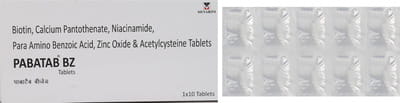 Pabatab Bz Strip Of 10 Tabletss