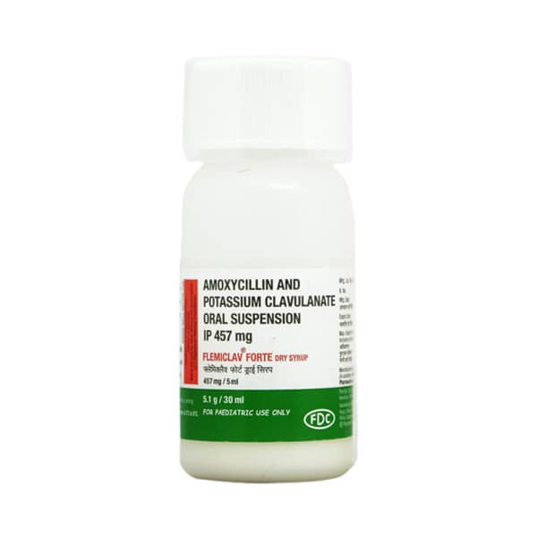 Flemiclav Forte Bottle Of 30Ml Dry Syrup