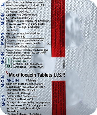 M Cin Strip Of 5 Tablets