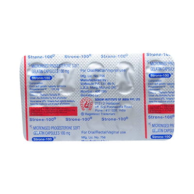 Strone 100mg Strip Of 10 Capsules