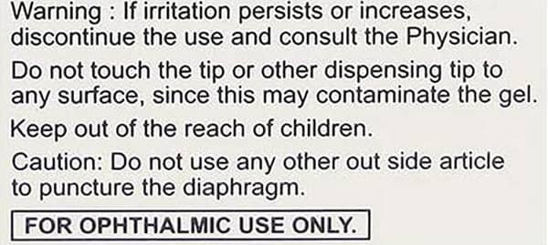 Panthegel Ophthalmic Gel 5gm