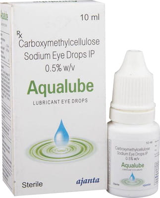 Aqualube Bottle Of 10ml Eye Drops