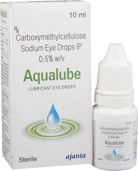 Aqualube Bottle Of 10ml Eye Drops