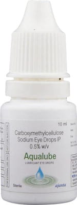 Aqualube Bottle Of 10ml Eye Drops