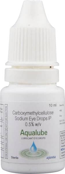 Aqualube Bottle Of 10ml Eye Drops