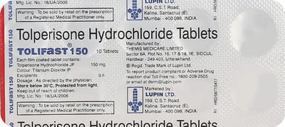 Tolifast 150mg Strip Of 10 Tablets