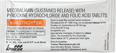 Nurotroy Sr Strip Of 10 Tablets