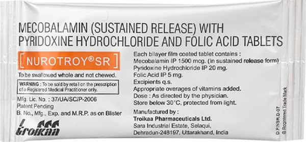न्यूरोट्रोय एसआर टैबलेट
