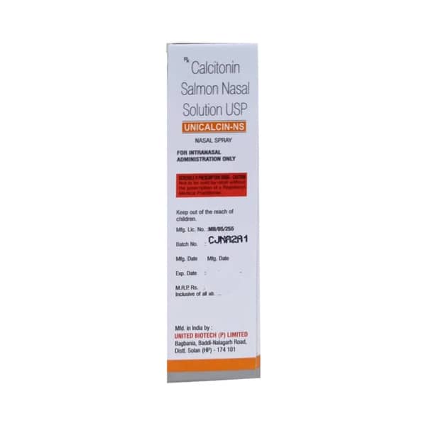Unicalcin Ns Nasal Spray 3.7ml