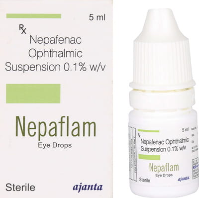 Nepaflam 0.1% Bottle Of 5ml Eye Drops
