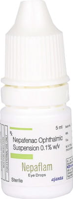 Nepaflam 0.1% Bottle Of 5ml Eye Drops