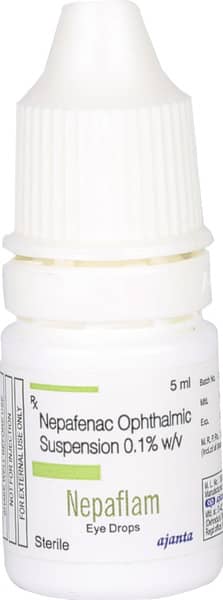 Nepaflam 0.1% Bottle Of 5ml Eye Drops