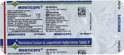 Monticope Strip Of 10 Tablets