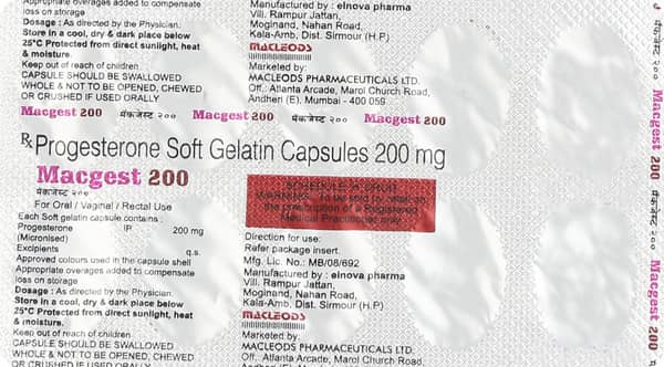Macgest 200mg Strip Of 10 Capsules
