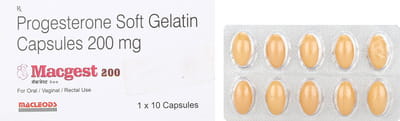 Macgest 200mg Strip Of 10 Capsules