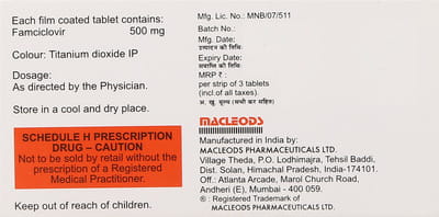 Famcimac 500mg Strip Of 3 Tablets