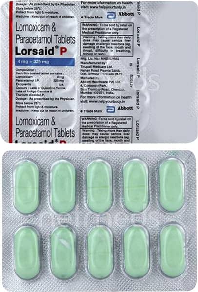 Lorsaid P 4mg Strip Of 10 Tablets
