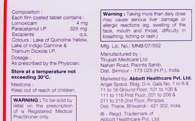 Lorsaid P 4mg Strip Of 10 Tablets