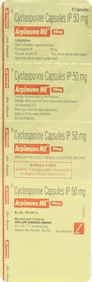 Arpimune Me 50mg Strip Of 5 Capsules