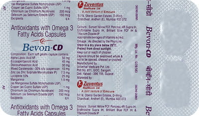Bevon Cd Strip Of 10 Capsules