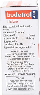 Budetrol 400mcg Box Of 120md Metered Dose Inhaler