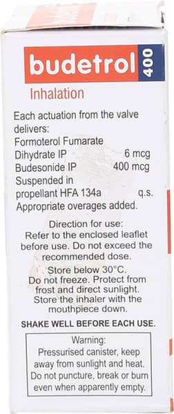 Budetrol 400mcg Box Of 120md Metered Dose Inhaler