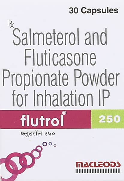 Flutrol 250mcg Bottle Of 30 Inhalation Capsule