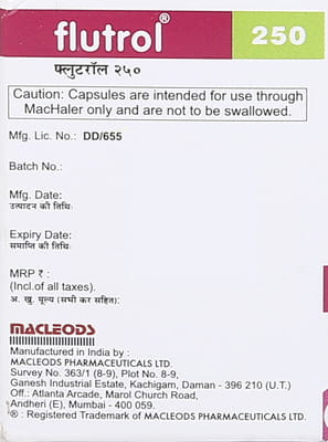 Flutrol 250mcg Bottle Of 30 Inhalation Capsule