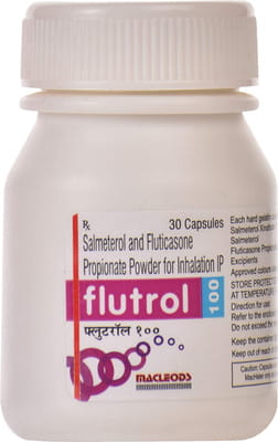 Flutrol 50/500mcg Bottle Of 30 Inhalation Capsules