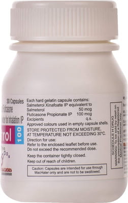 Flutrol 50/500mcg Bottle Of 30 Inhalation Capsules