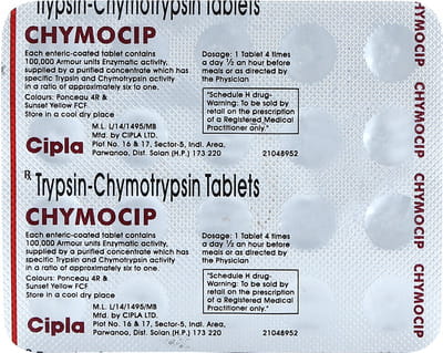 Chymocip Strip Of 20 Tablets