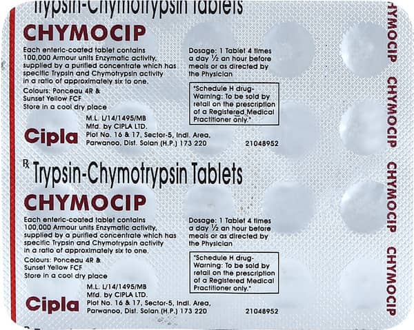 Chymocip Strip Of 20 Tablets
