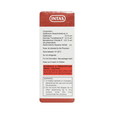 Gcom Bottle Of 5ml Eye Drops