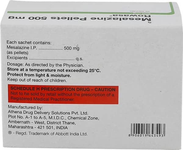 Rowasa 500mg Sachet Of 926mg Pellets