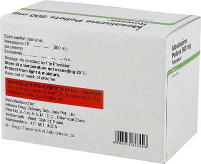 Rowasa 500mg Sachet Of 926mg Pellets