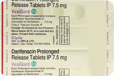 Vesigard 7.5mg Strip Of 10 Tablets