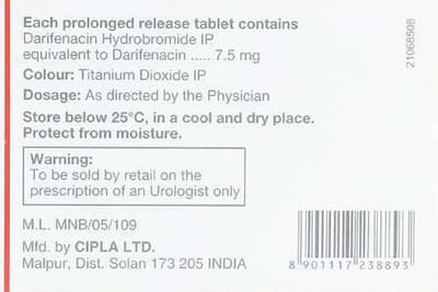 Vesigard 7.5mg Strip Of 10 Tablets