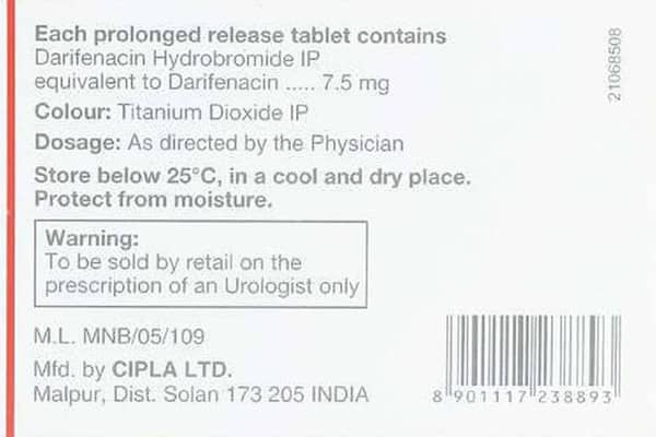 Vesigard 7.5Mg Strip Of 10 Tablets