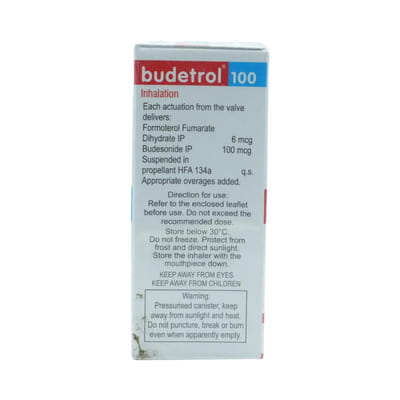 Budetrol 100mcg Box Of 120md Metered Dose Inhaler