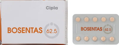 Bosentas 62.5mg Strip Of 10 Tablets