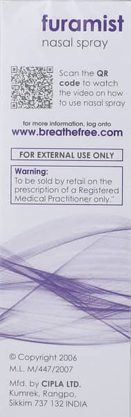 Furamist 120md Bottle Of 6gm Nasal Spray