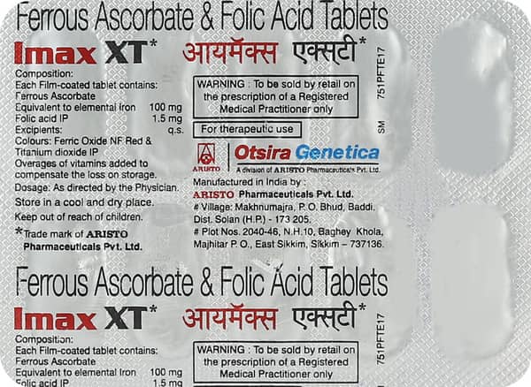 Imax Xt Strip Of 10 Tablets