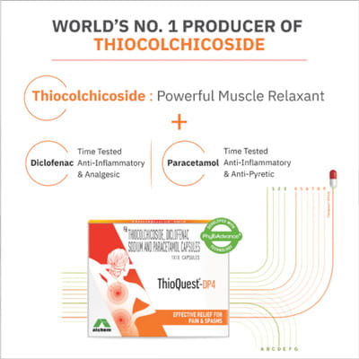 Thioquest Dp4 Strip Of 10 Capsules