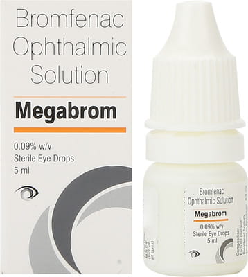Megabrom 0.09% Bottle Of 5ml Eye Drops
