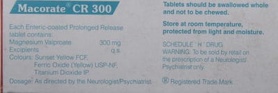 Macorate Cr 300mg Strip Of 10 Tablets