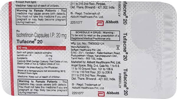Tufacne 20Mg Strip Of 10 Capsules