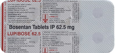 Lupibose 62.5mg Strip Of 10 Tablets