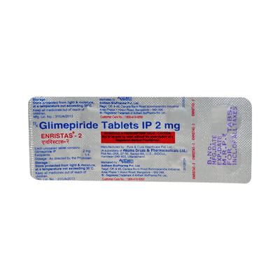 Enristas 2mg Strip Of 10 Tablets