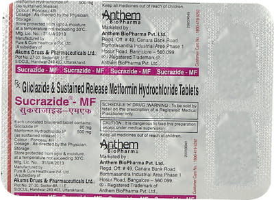 Sucrazide Mf Strip Of 10 Tablets